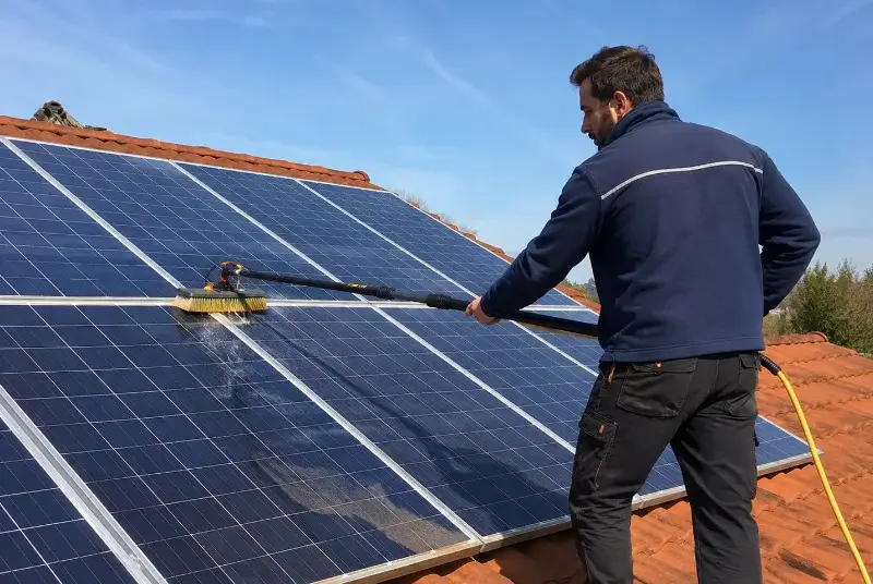Nettoyage et entretien de panneaux solaires à Montaner